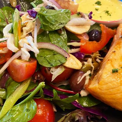 Walwa Hotel Meals Salmon Salad